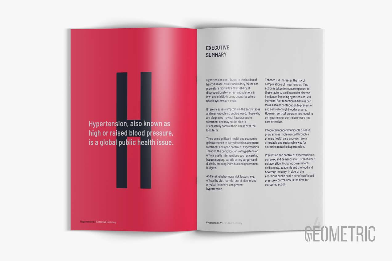 Brochure Visual Design by Geometric Medical